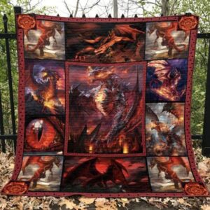 Fire Cannot Kill Dragon Quilt Blanket Lv01  Quilt